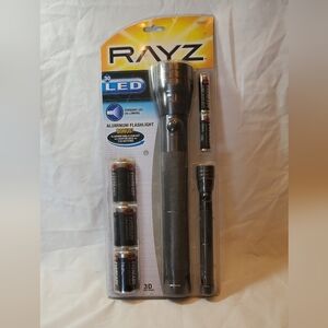 Rayz 30 LED Flashlight (45 Lumens) and Aluminum Mini-Flashlight, NIB, 769812